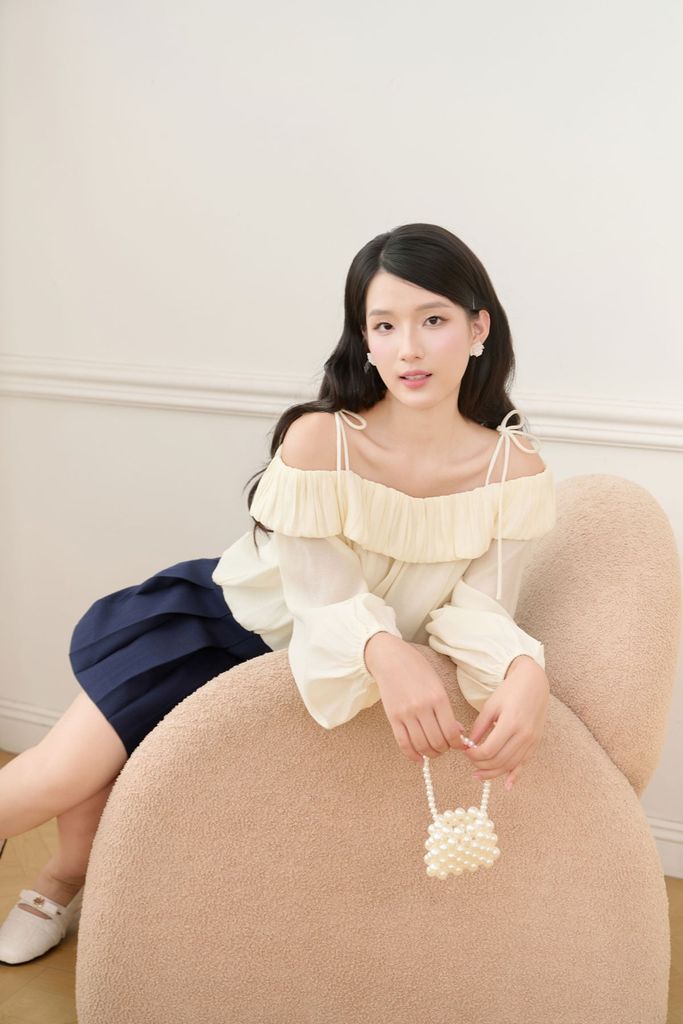 FQN3420 - Quần short vải tuytsi dáng A phối vạt giả váy thời trang - JAN.