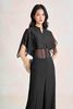 BQD93842 - Quần dài công sở vải thô đũi dáng suông ống rộng cạp liền thời trang khoá thân sau - PANTIO