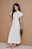 BJD33782 - Chân váy dài vải thô dáng chữ A cạp cao thời trang khoá thân sau - PANTIO