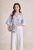 FAS34159 - tylekeo8888 công sở vải cotton dáng ngắn cổ bẻ tay lửng gấu áo phối vạt thắt tạo kiểu - tỷ lệ kèo 8899