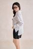 FAS34164 - tylekeo8888 công sở vải thô kate dáng đuôi tôm cổ đức đáp ngực tạo kiểu - tỷ lệ kèo 8899
