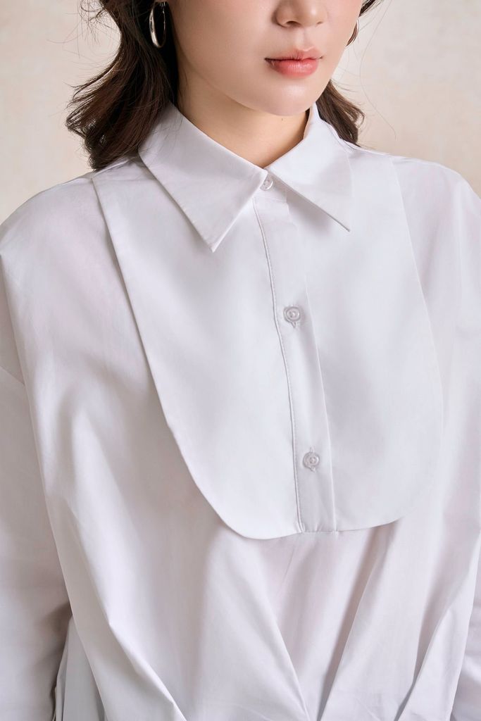 FAS34164 - tylekeo8888 công sở vải thô kate dáng đuôi tôm cổ đức đáp ngực tạo kiểu - tỷ lệ kèo 8899