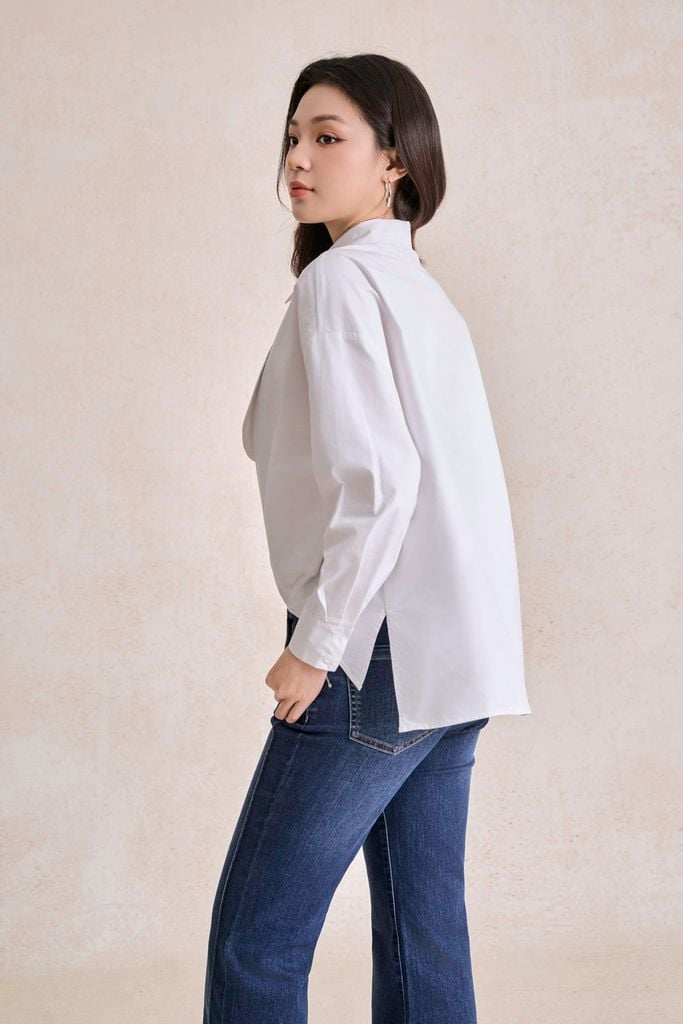 FAS34164 - tylekeo8888 công sở vải thô kate dáng đuôi tôm cổ đức đáp ngực tạo kiểu - tỷ lệ kèo 8899