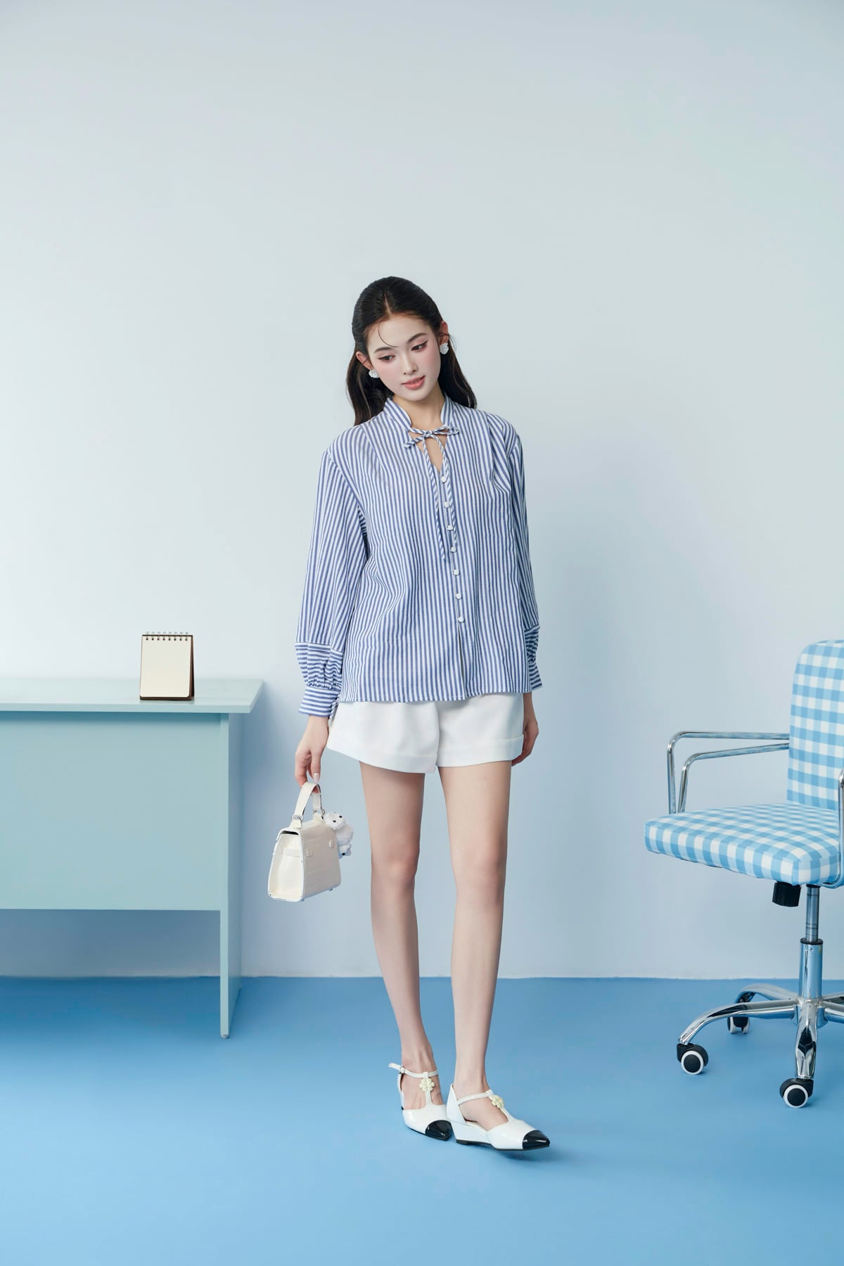FQN3417 - tylekeo8888 vải thô dày dáng chữ A thời trang lên lấu tạo kiểu khoá thân trước - JAN.
