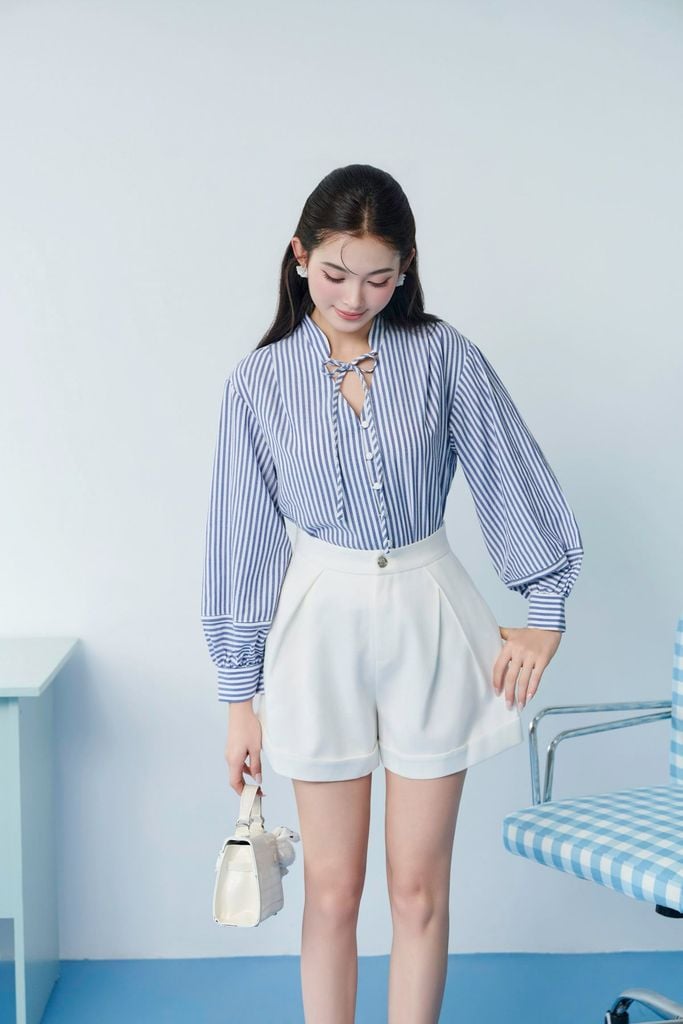 FQN3417 - tylekeo8888 vải thô dày dáng chữ A thời trang lên lấu tạo kiểu khoá thân trước - JAN.
