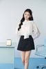FQN9415 - tylekeo8888 vải thô dày dáng chữ A cạp liền thân trước phối vạt giả váy thời trang - JAN.