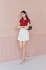FAT3495 - tylekeo88 tv cotton cao cấp dáng ôm cổ tròn ngực áo hoạ tiết thời trang - JAN.