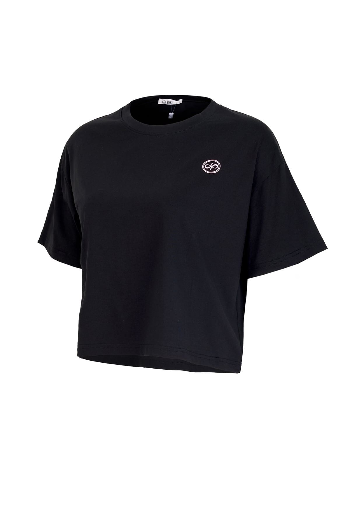 FAT3607 - Áo thun vải cotton dáng suông cổ tròn tay cộc ngực áo in hoạ tiết thời trang - JAN.