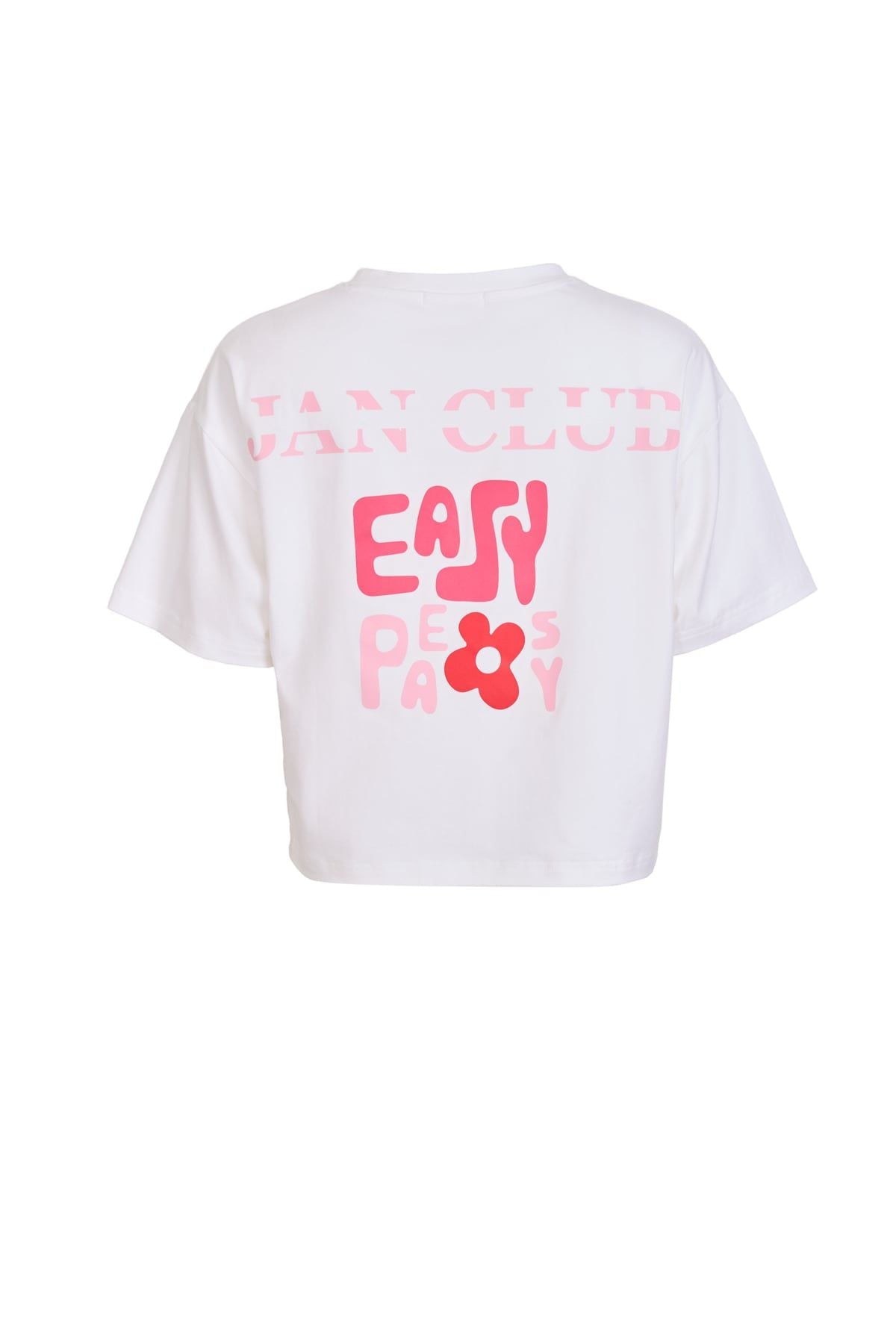 FAT3607 - Áo thun vải cotton dáng suông cổ tròn tay cộc ngực áo in hoạ tiết thời trang - JAN.