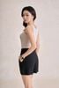 FAT3677 - Áo dệt kim vải thun cotton dáng ôm cổ tròn eo nhún tạo kiểu - PANTIO