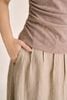 FAT3690 - Áo thun dệt kim vải len dáng ôm cổ thuyền tay chờm thân áo phối nhún eo thời trang - PANTIO