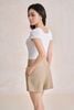 FAT3715 - Áo dệt kim vải thun cotton dáng ôm cổ tròn tay cộc thời trang - PANTIO
