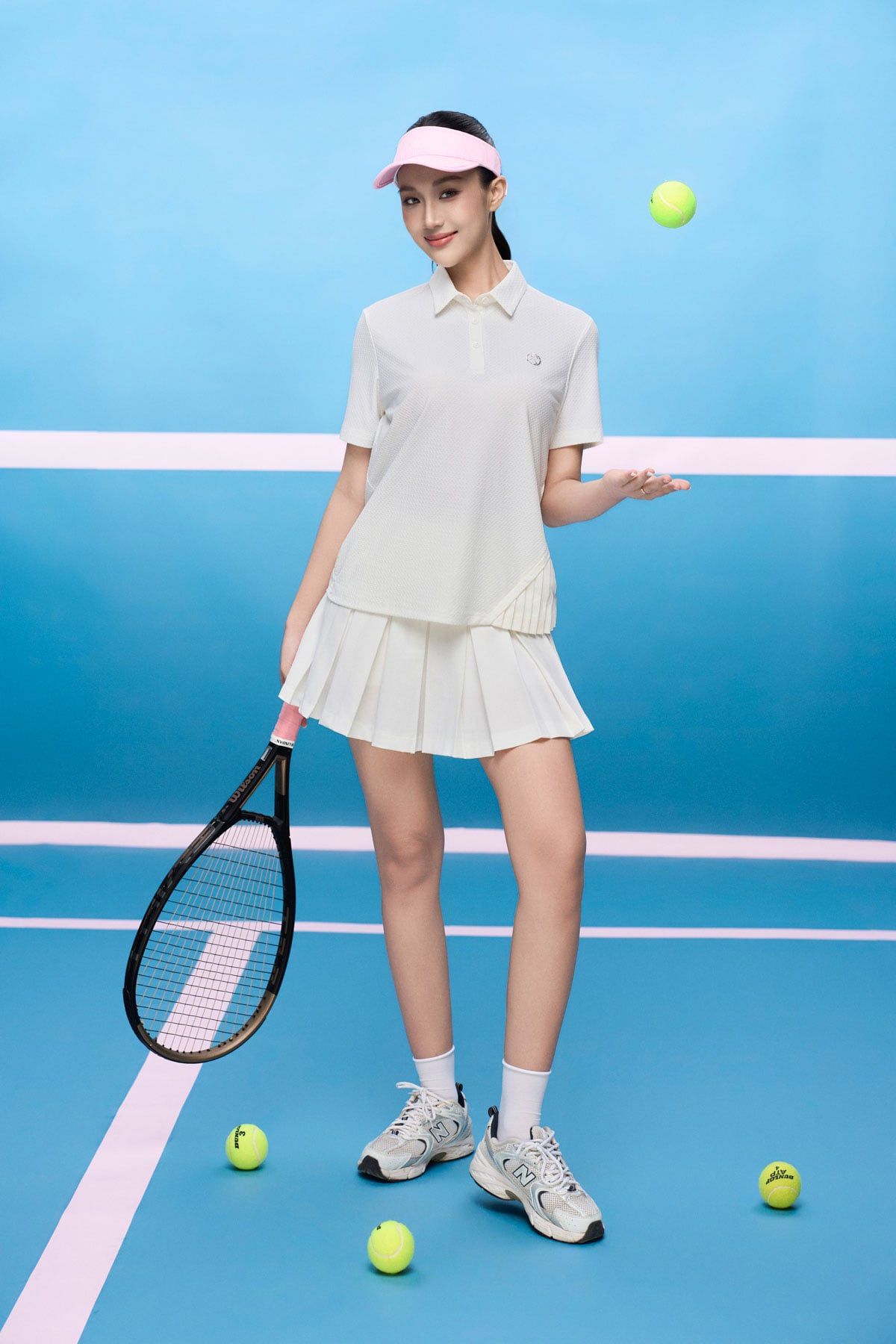 FAT5579 - Áo thun thể thao cao cấp dáng ôm cổ polo tay cộc ngực áo in hoạ tiết thời trang - PANTIO