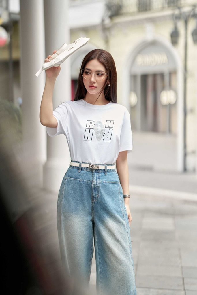 FAT7508 - Áo thun cao cấp vải cotton dáng suông cổ tròn tay ngắn thân áo in hoạ tiết thời trang - PANTIO