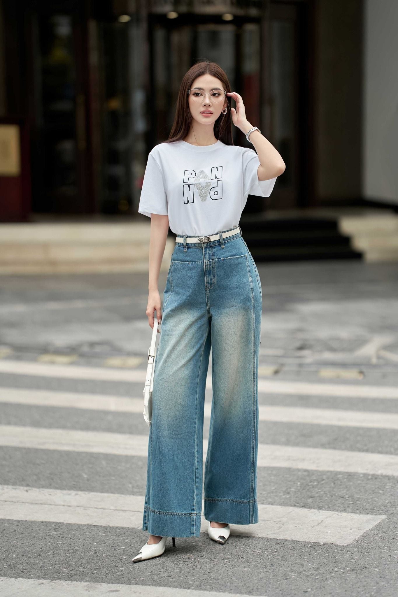 FAT7508 - Áo thun cao cấp vải cotton dáng suông cổ tròn tay ngắn thân áo in hoạ tiết thời trang - PANTIO