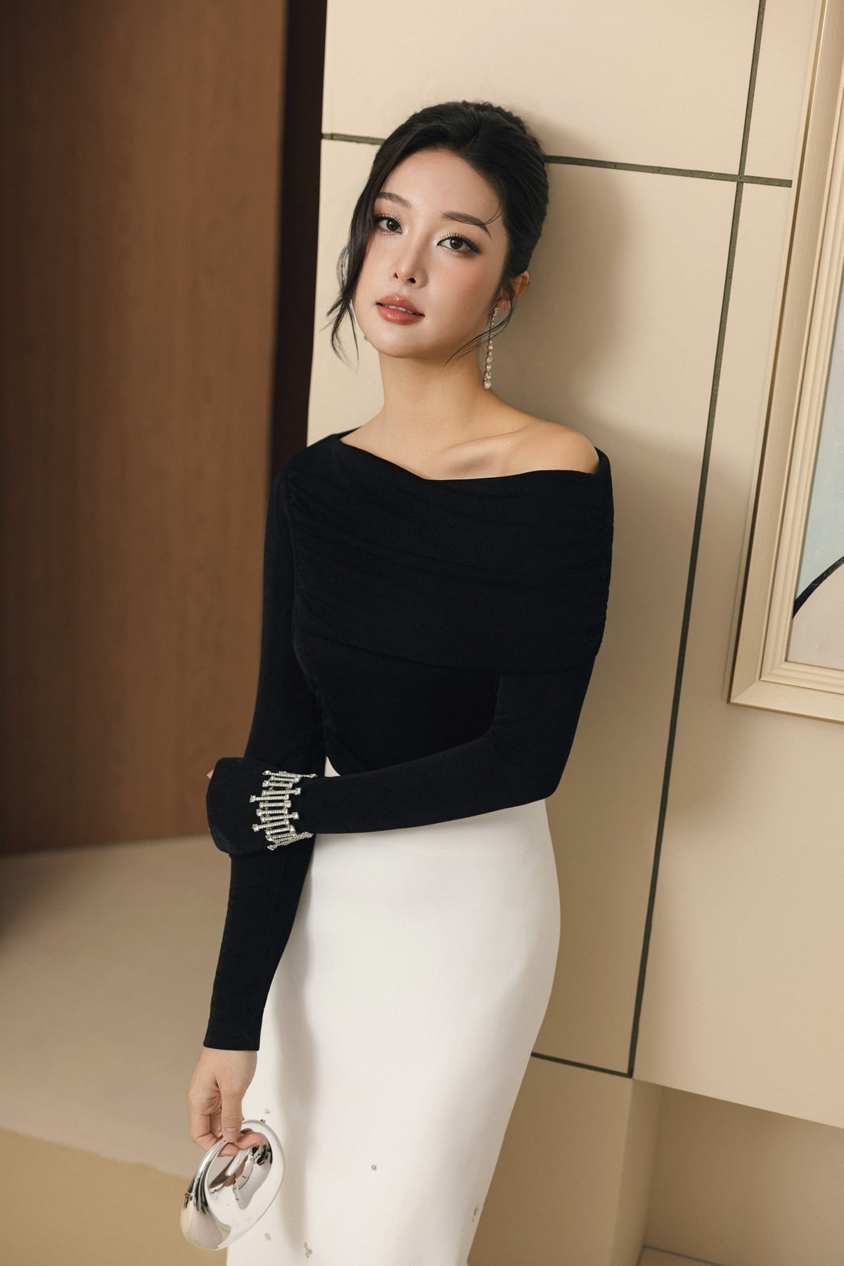 FAT7518 - tylekeo889 cao cấp dáng ôm co giãn lệch vai thời trang - tỷ lệ kèo 8899