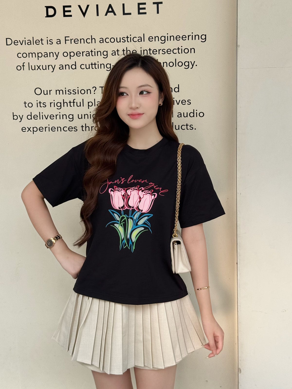 FAT7582 - Áo thun vải cotton dáng suông cổ tròn tay cộc thân áo in hoạ tiết thời trang - JAN.