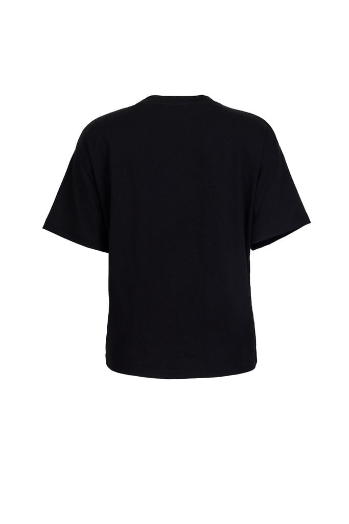 FAT7582 - Áo thun vải cotton dáng suông cổ tròn tay cộc thân áo in hoạ tiết thời trang - JAN.