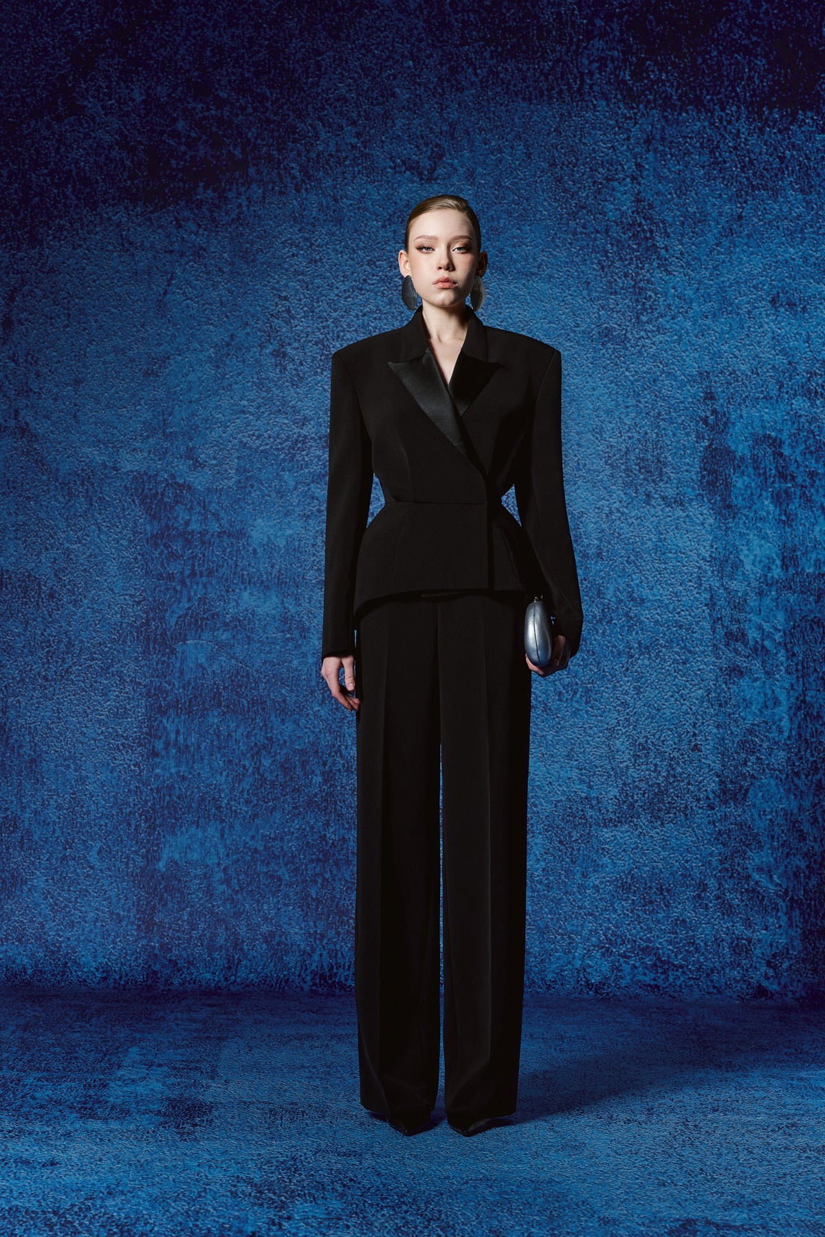 FQD51246 - Quần dài công sở vải thô dáng suông ống đứng thân quần phối ly tạo kiểu - PANTIO