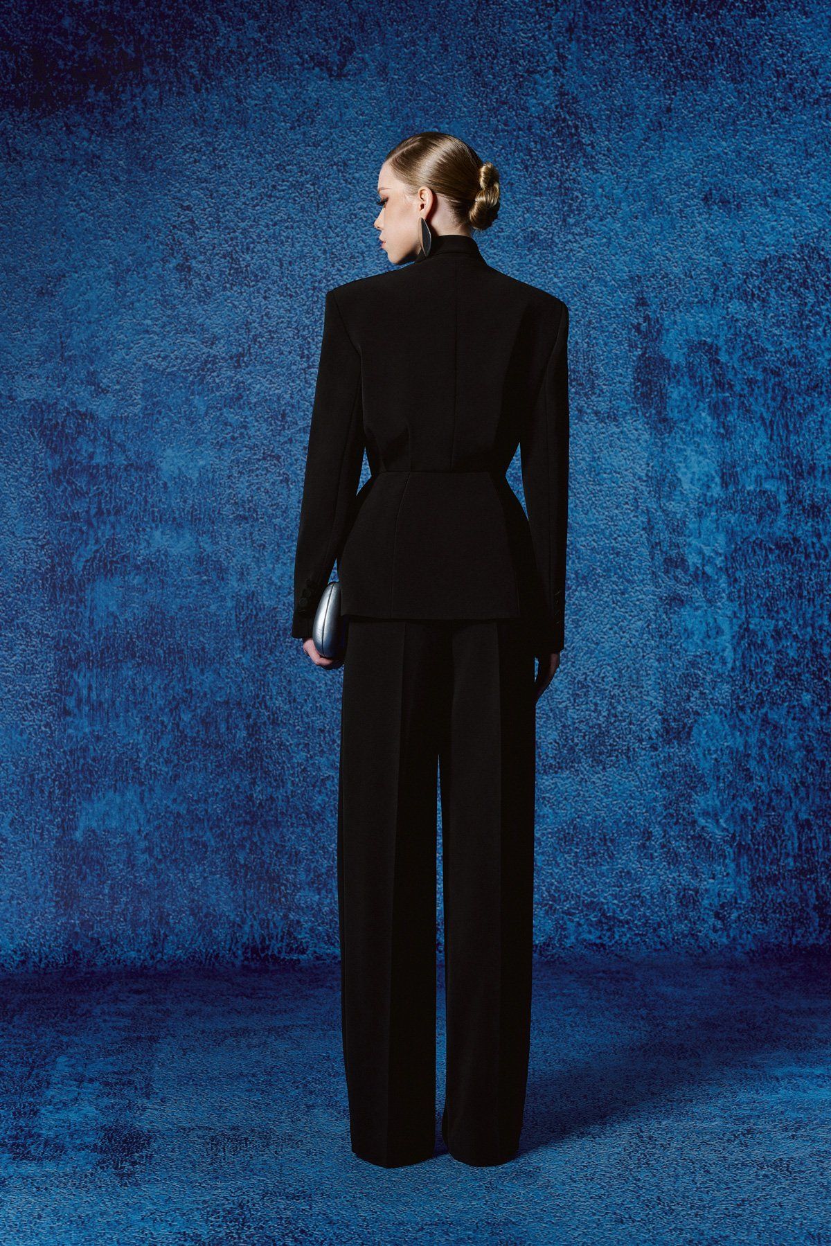 FQD51246 - Quần dài công sở vải thô dáng suông ống đứng thân quần phối ly tạo kiểu - PANTIO