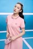 FDD3190 - Đầm dệt kim cao cấp vải cotton dáng suông cổ polo tay ngắn ngực áo in hoa tiết thời trang - tỷ lệ kèo 8899