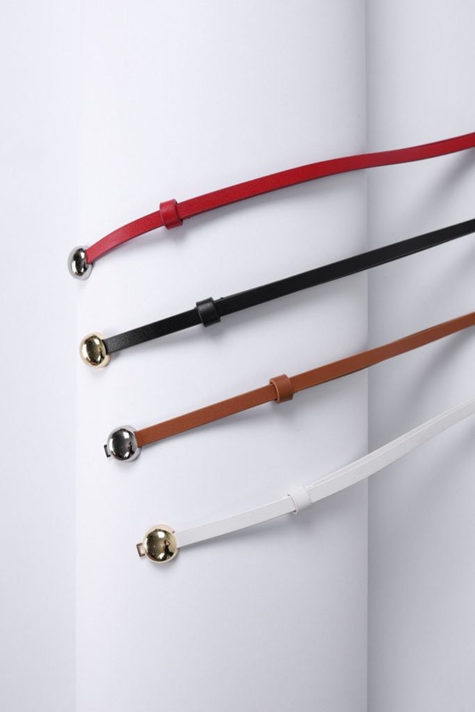 FDL5005 - Dây lưng da thời trang cao cấp 2 đoạn có thể điều chỉnh độ rộng chốt cài kim loại - PANTIO