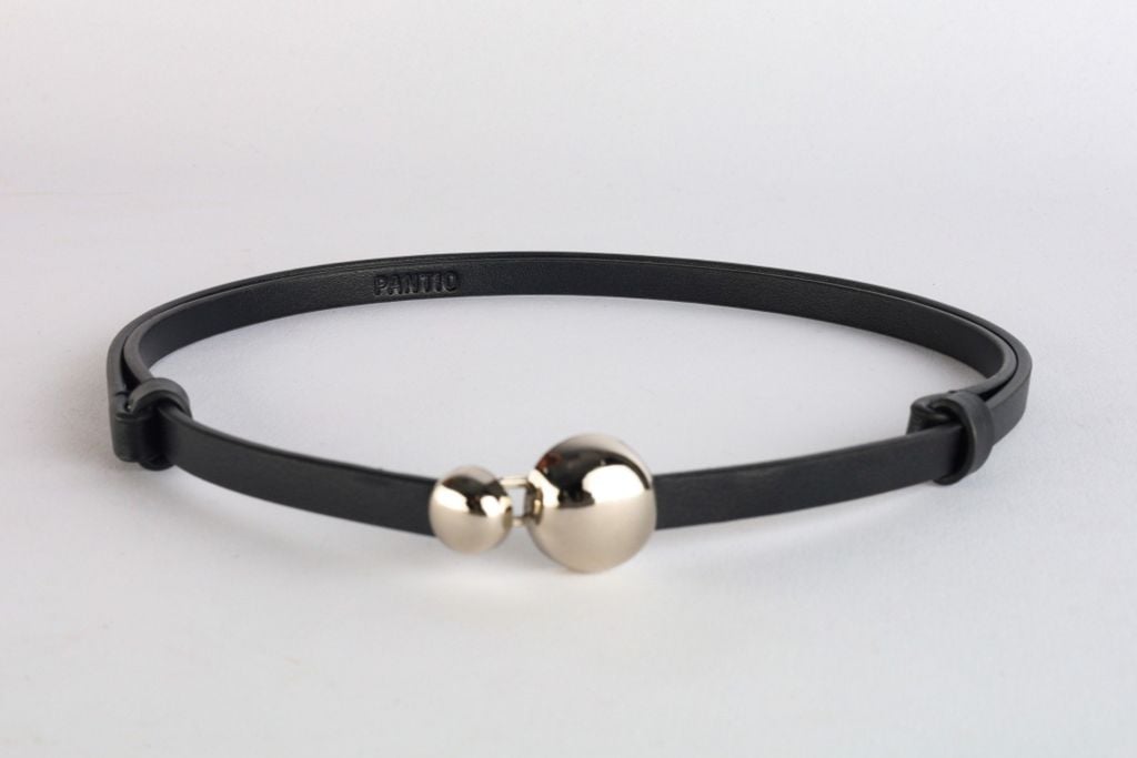 FDL5005 - Dây lưng da thời trang cao cấp 2 đoạn có thể điều chỉnh độ rộng chốt cài kim loại - PANTIO