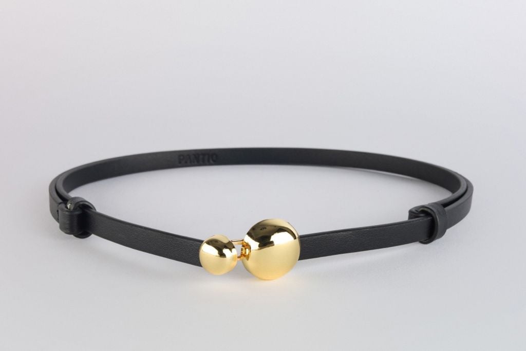 FDL5005 - Dây lưng da thời trang cao cấp 2 đoạn có thể điều chỉnh độ rộng chốt cài kim loại - PANTIO