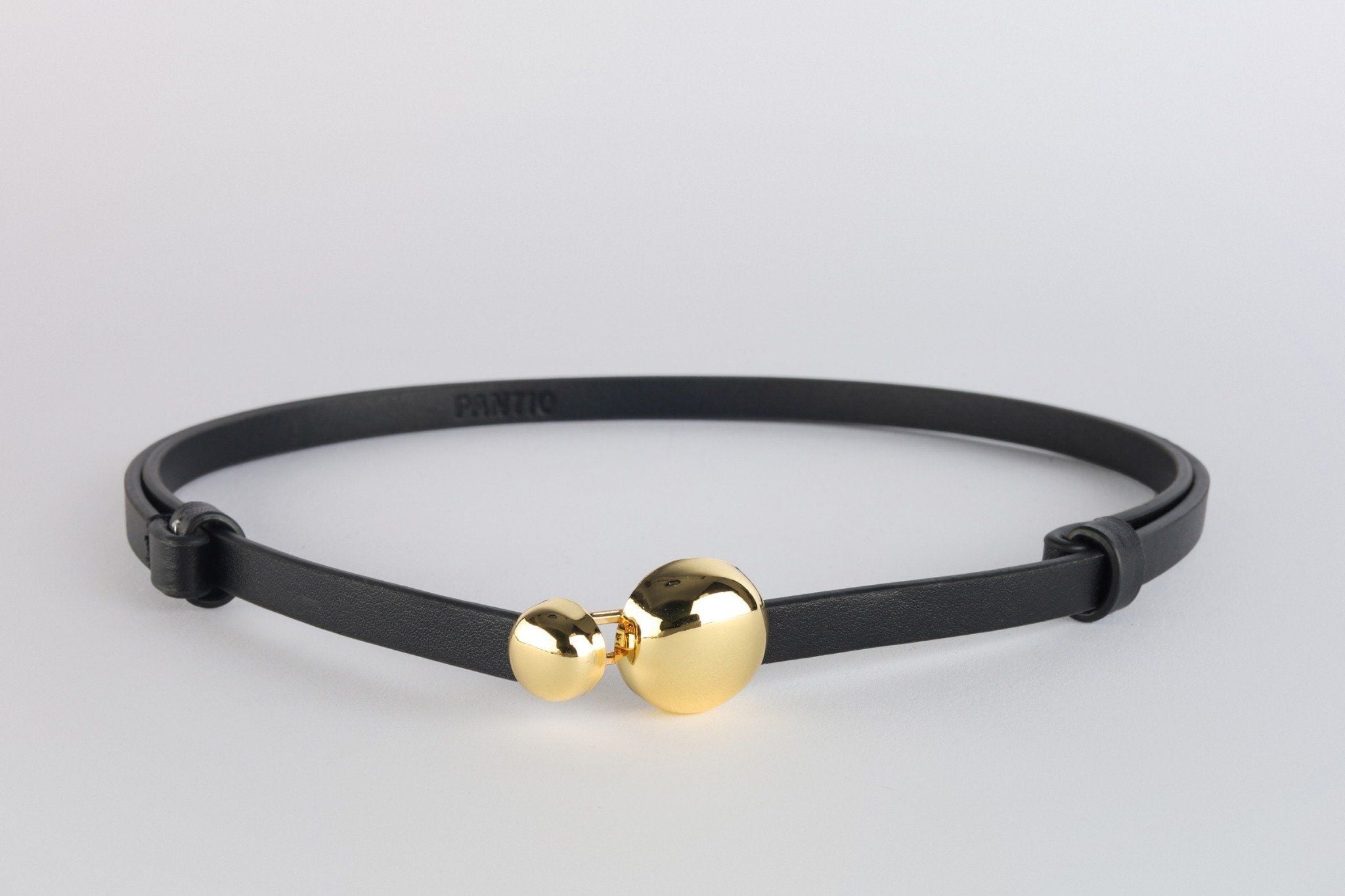 FDL5005 - Dây lưng da thời trang cao cấp 2 đoạn có thể điều chỉnh độ rộng chốt cài kim loại - PANTIO