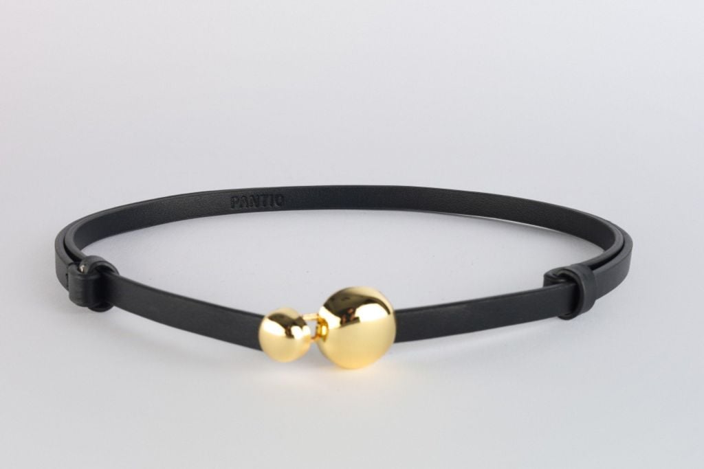 FDL5005 - Dây lưng da thời trang cao cấp 2 đoạn có thể điều chỉnh độ rộng chốt cài kim loại - PANTIO