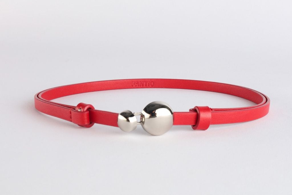 FDL5005 - Dây lưng da thời trang cao cấp 2 đoạn có thể điều chỉnh độ rộng chốt cài kim loại - PANTIO