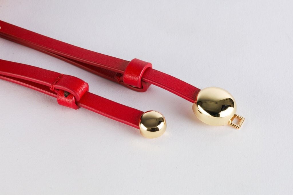 FDL5005 - Dây lưng da thời trang cao cấp 2 đoạn có thể điều chỉnh độ rộng chốt cài kim loại - PANTIO