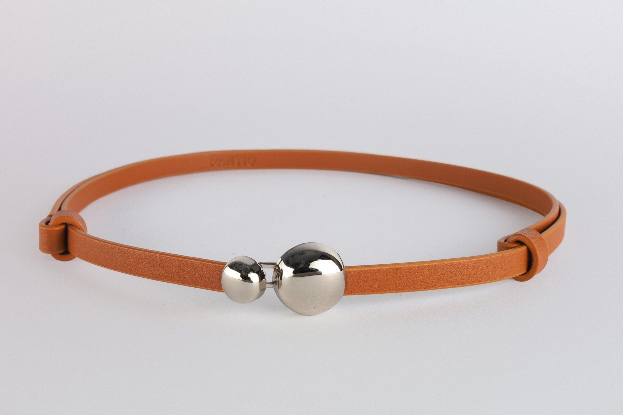 FDL5005 - Dây lưng da thời trang cao cấp 2 đoạn có thể điều chỉnh độ rộng chốt cài kim loại - PANTIO