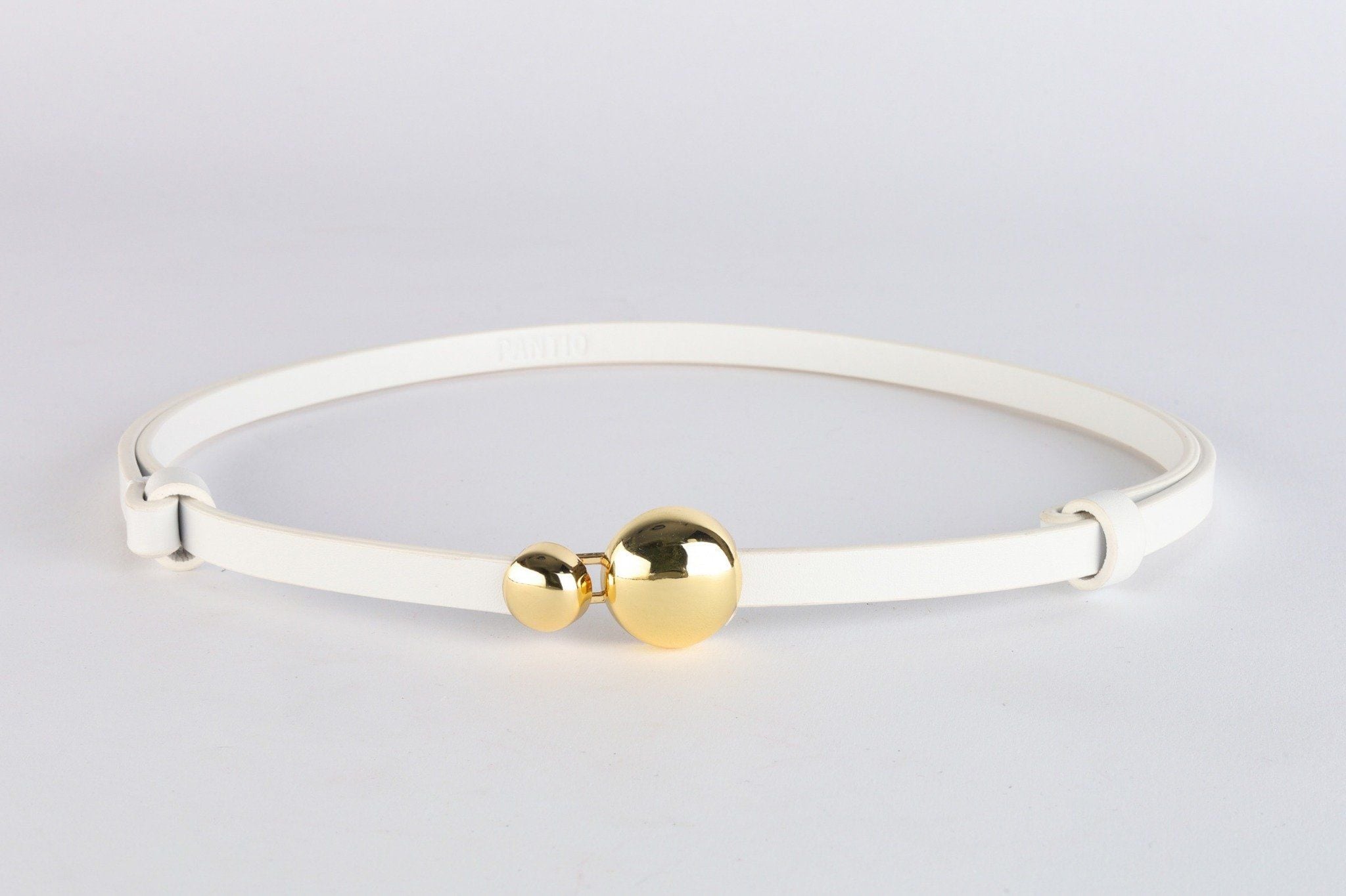 FDL5005 - Dây lưng da thời trang cao cấp 2 đoạn có thể điều chỉnh độ rộng chốt cài kim loại - PANTIO