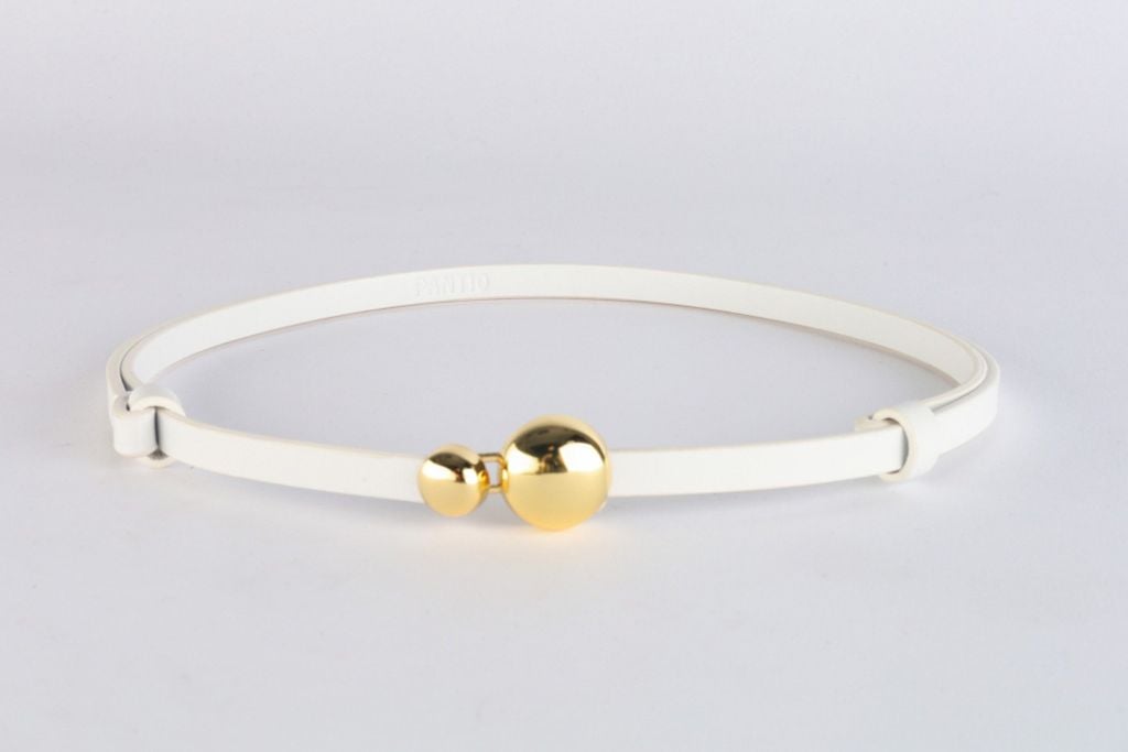 FDL5005 - Dây lưng da thời trang cao cấp 2 đoạn có thể điều chỉnh độ rộng chốt cài kim loại - PANTIO