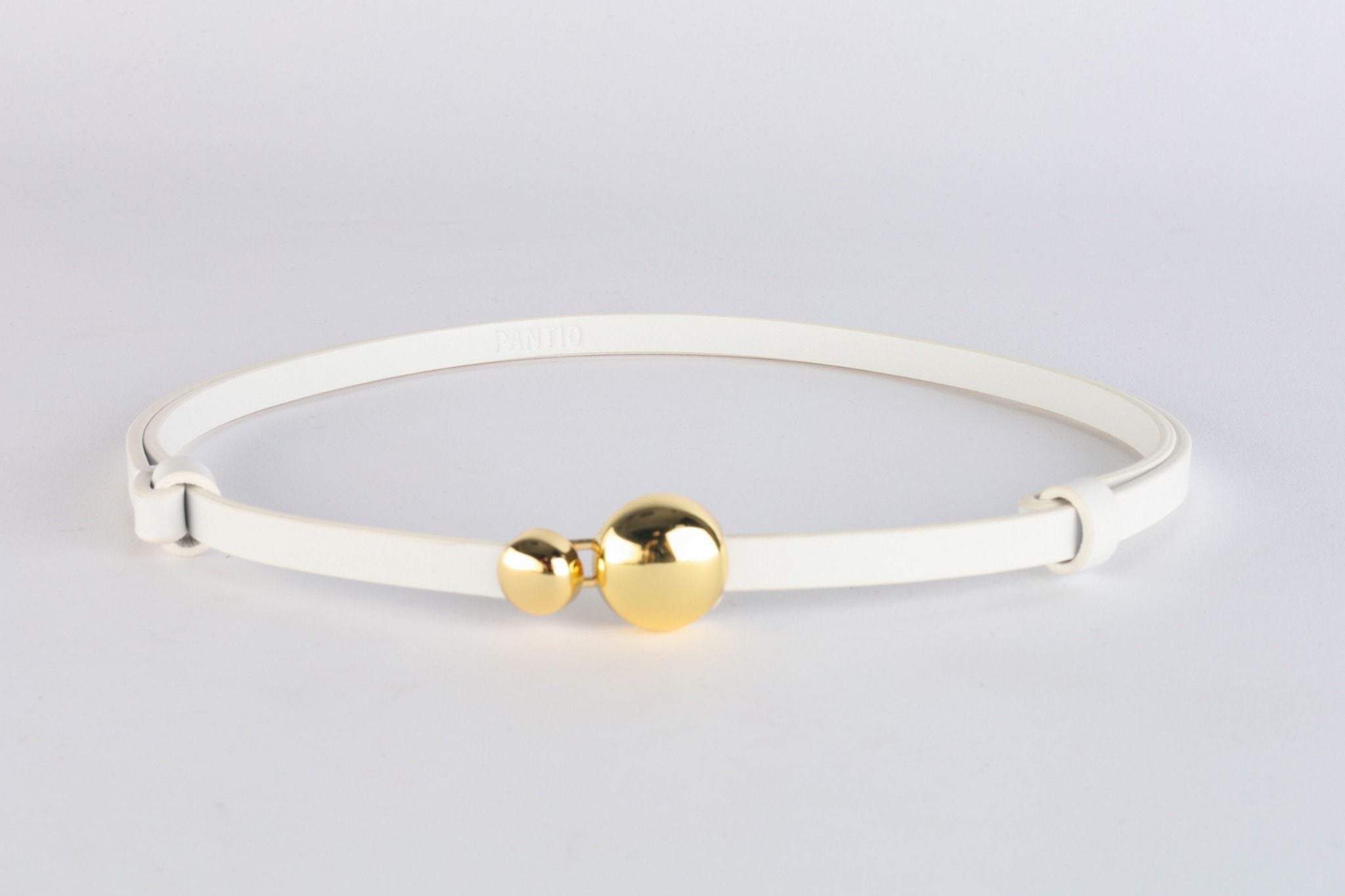 FDL5005 - Dây lưng da thời trang cao cấp 2 đoạn có thể điều chỉnh độ rộng chốt cài kim loại - PANTIO