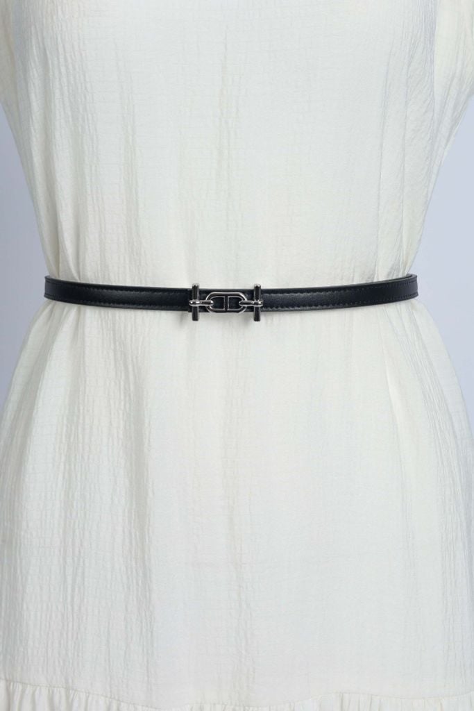 FDL5006 - Dây lưng da thời trang cao cấp 2 màu chốt cài kim loại có thể tháo rời - PANTIO