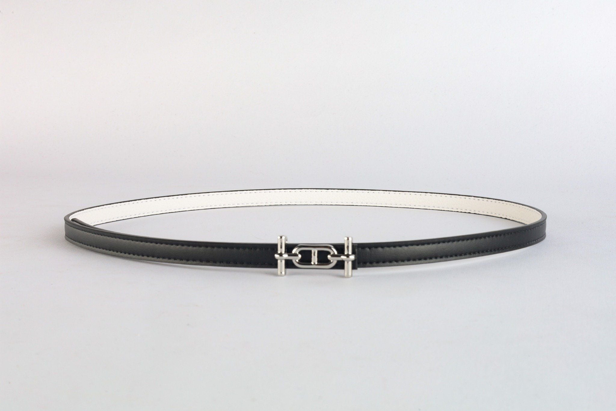 FDL5006 - Dây lưng da thời trang cao cấp 2 màu chốt cài kim loại có thể tháo rời - PANTIO