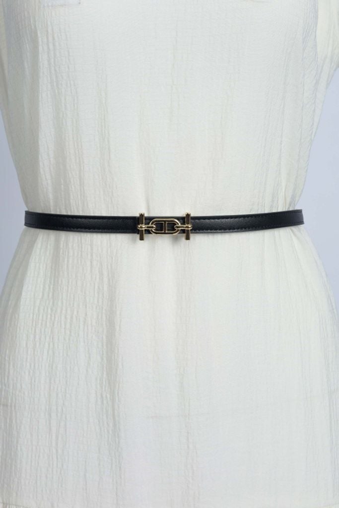 FDL5006 - Dây lưng da thời trang cao cấp 2 màu chốt cài kim loại có thể tháo rời - PANTIO