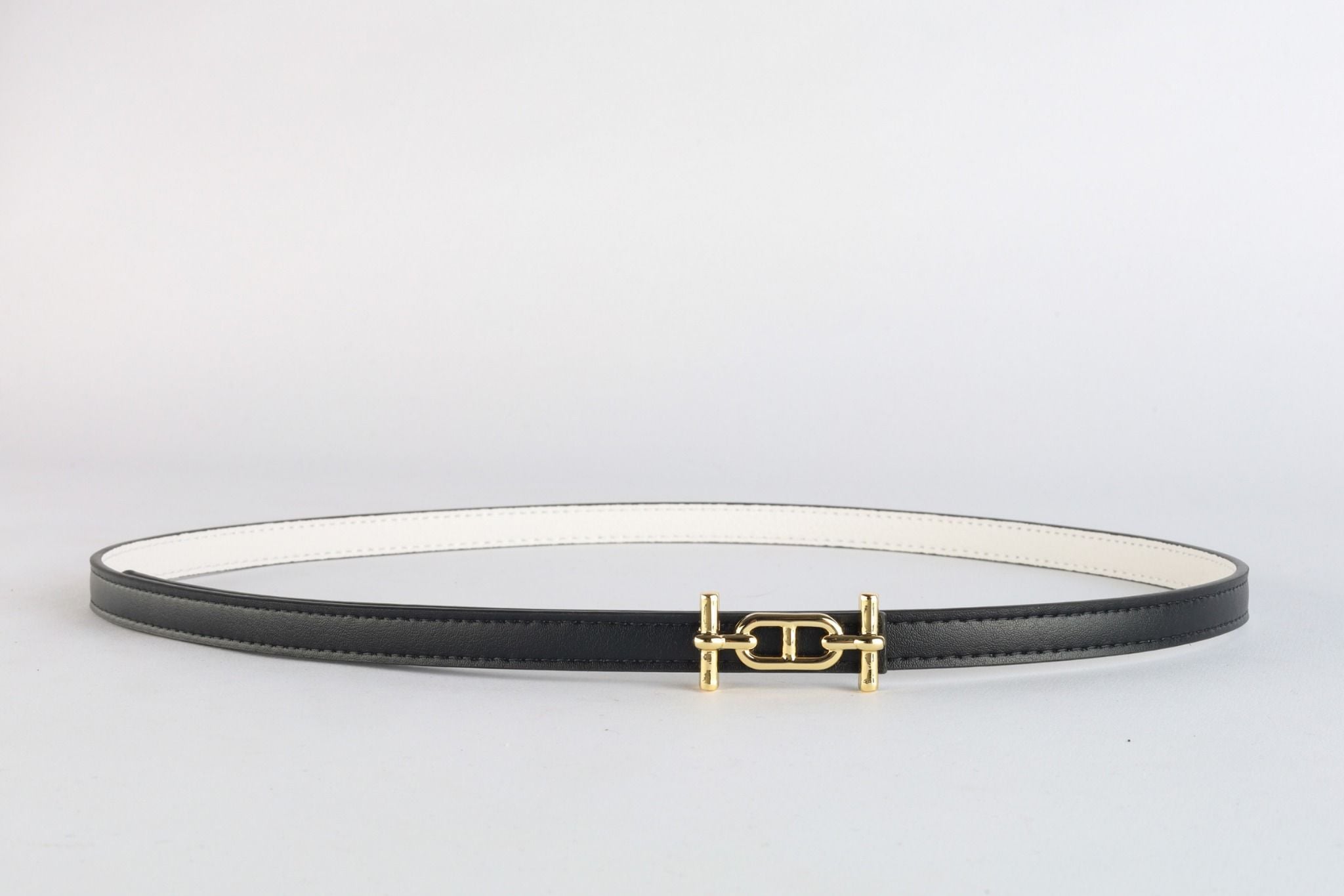 FDL5006 - Dây lưng da thời trang cao cấp 2 màu chốt cài kim loại có thể tháo rời - PANTIO