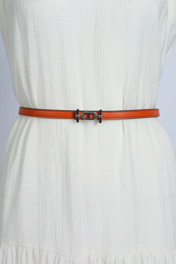 FDL5006 - Dây lưng da thời trang cao cấp 2 màu chốt cài kim loại có thể tháo rời - PANTIO