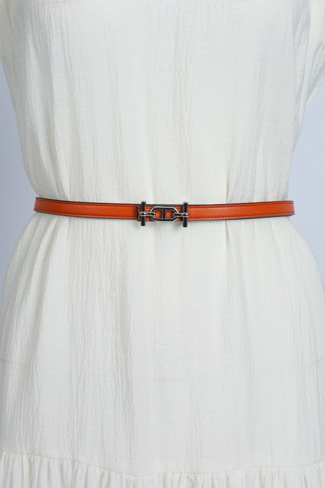 FDL5006 - Dây lưng da thời trang cao cấp 2 màu chốt cài kim loại có thể tháo rời - PANTIO