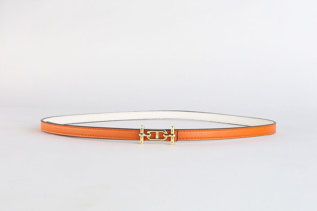 FDL5006 - Dây lưng da thời trang cao cấp 2 màu chốt cài kim loại có thể tháo rời - PANTIO