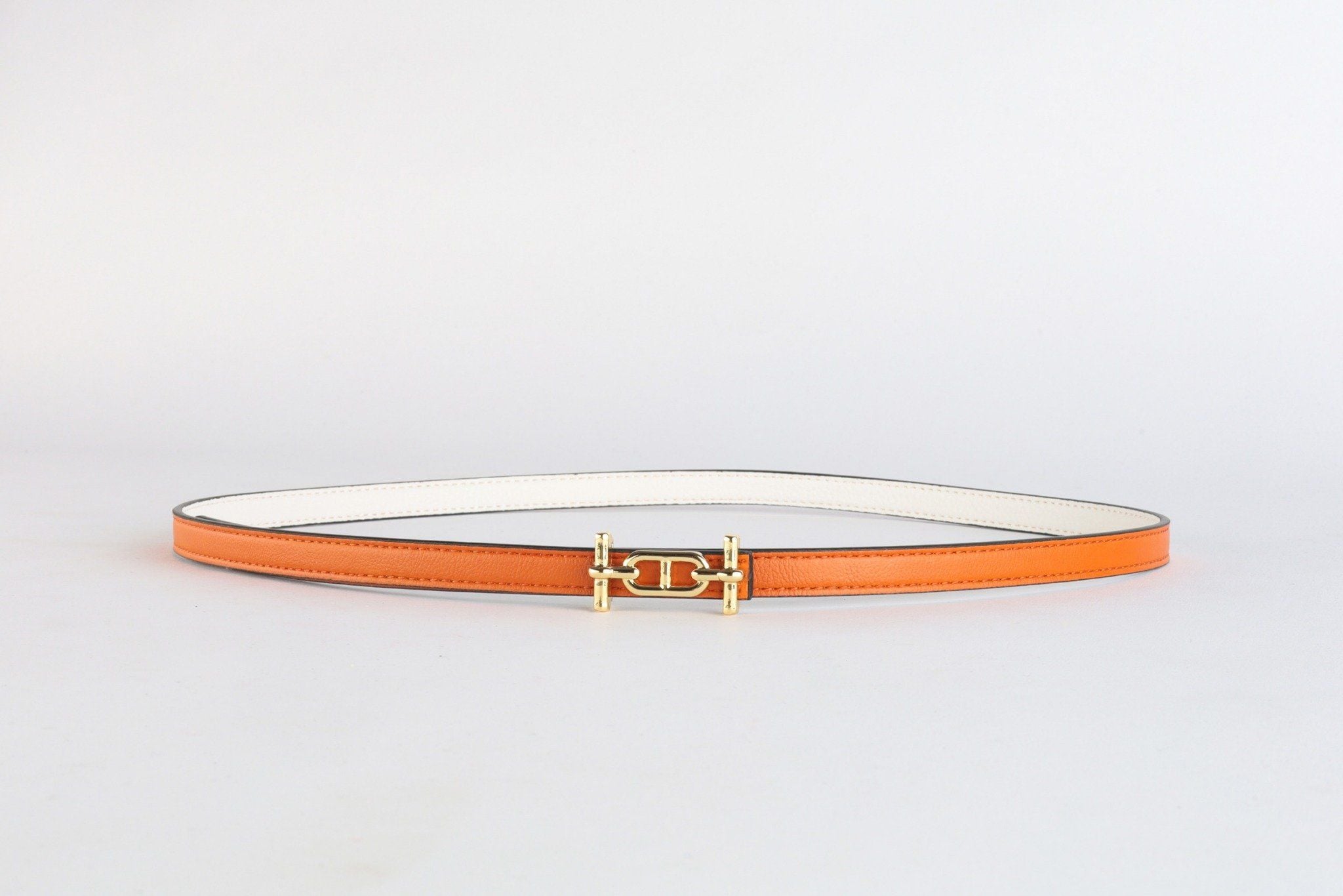 FDL5006 - Dây lưng da thời trang cao cấp 2 màu chốt cài kim loại có thể tháo rời - PANTIO