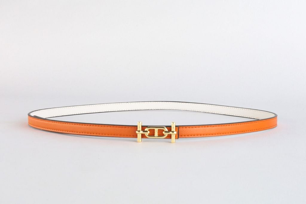 FDL5006 - Dây lưng da thời trang cao cấp 2 màu chốt cài kim loại có thể tháo rời - PANTIO