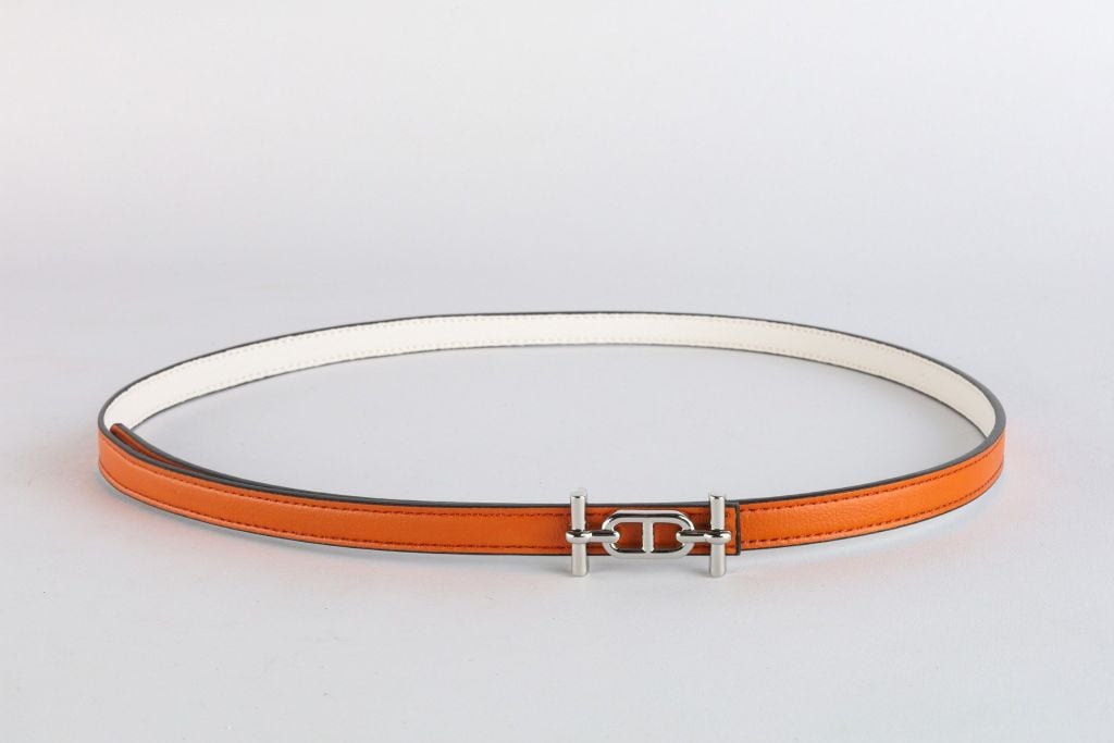 FDL5006 - Dây lưng da thời trang cao cấp 2 màu chốt cài kim loại có thể tháo rời - PANTIO