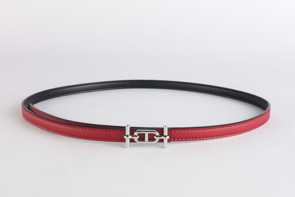 FDL5006 - Dây lưng da thời trang cao cấp 2 màu chốt cài kim loại có thể tháo rời - PANTIO