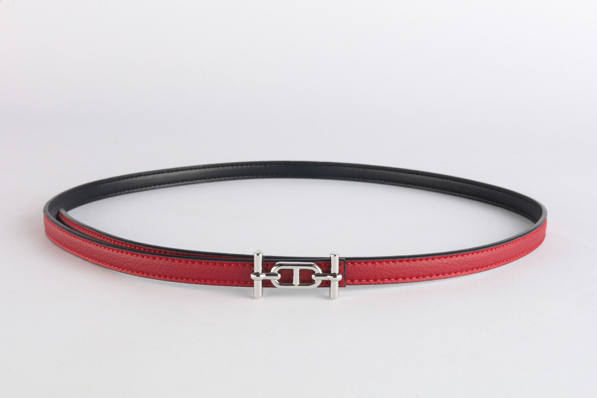 FDL5006 - Dây lưng da thời trang cao cấp 2 màu chốt cài kim loại có thể tháo rời - PANTIO