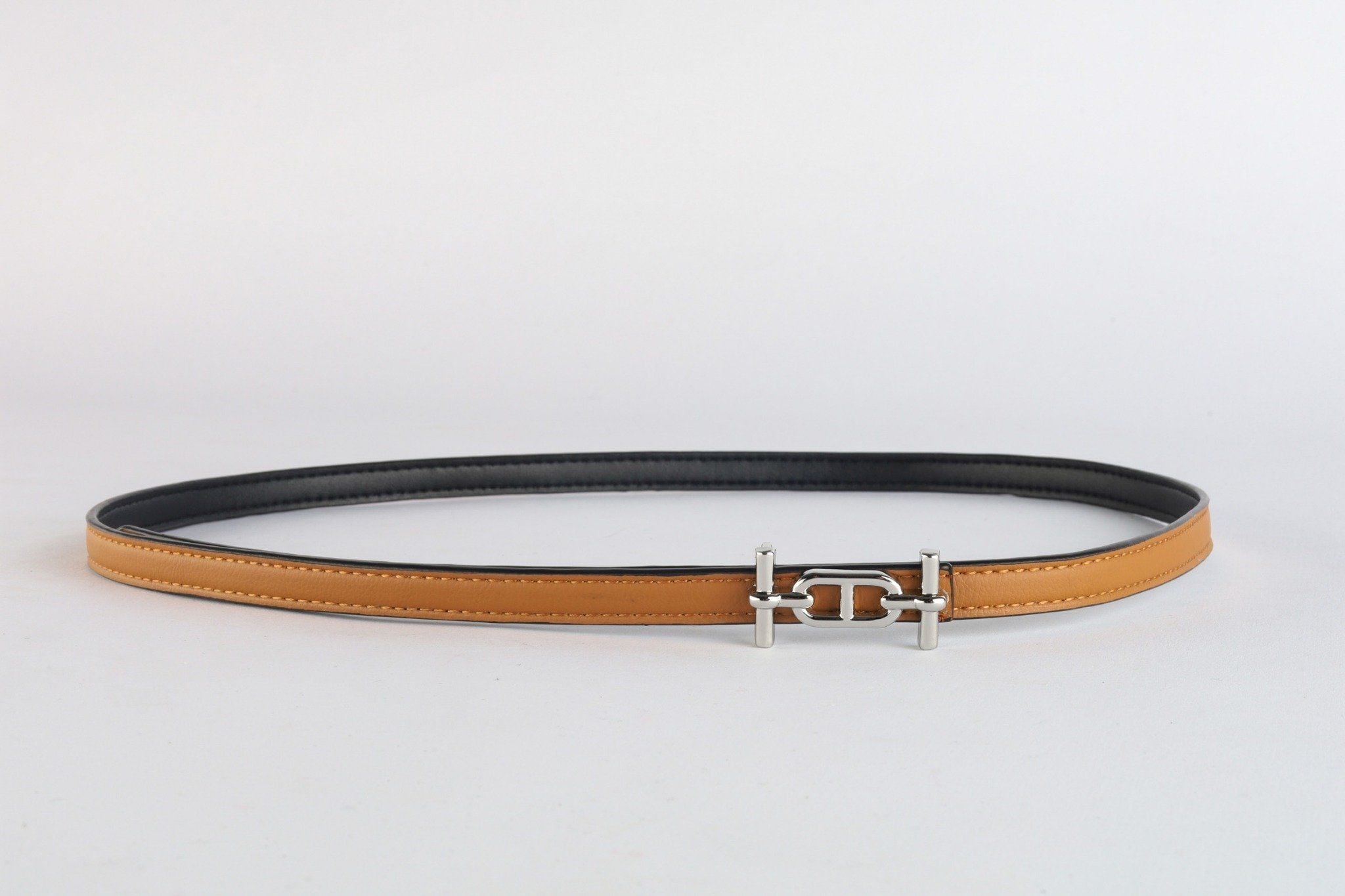 FDL5006 - Dây lưng da thời trang cao cấp 2 màu chốt cài kim loại có thể tháo rời - PANTIO