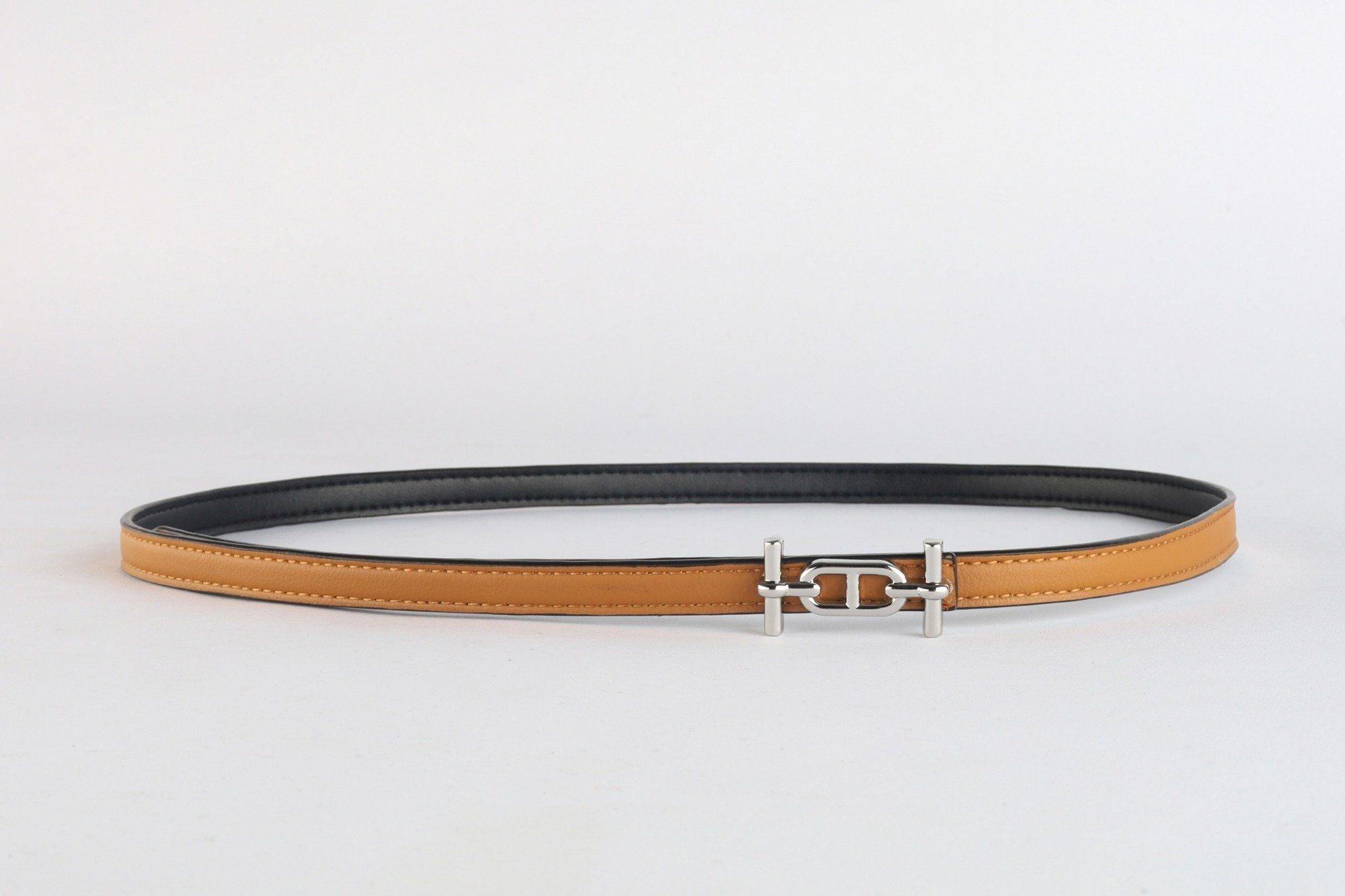 FDL5006 - Dây lưng da thời trang cao cấp 2 màu chốt cài kim loại có thể tháo rời - PANTIO